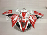 Carénage ABS injecté Yamaha YZF-R1 2009-2011 - Monster - Rouge Blanc - MFS3436